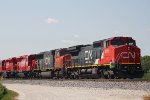CN 2171 with train A491 and a nice surprise prepares to make its set-out